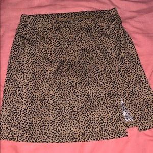 Cheetah skirt NEVER WORN